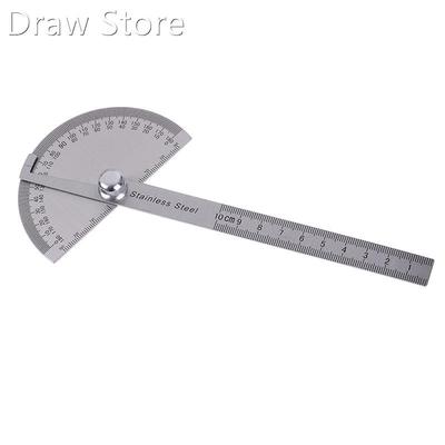 Goniometro Ruler Goniometer Stainless Steel Protractor Round
