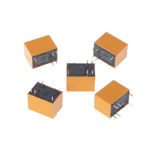 5 Pcs 3V Relay HK4100F-DC3V-SHG 6 Pins 3A 250V AC 30V DC