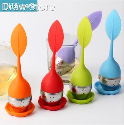 1PC Tea Infuser Brewing Device Herbal Spice Filter Silicone