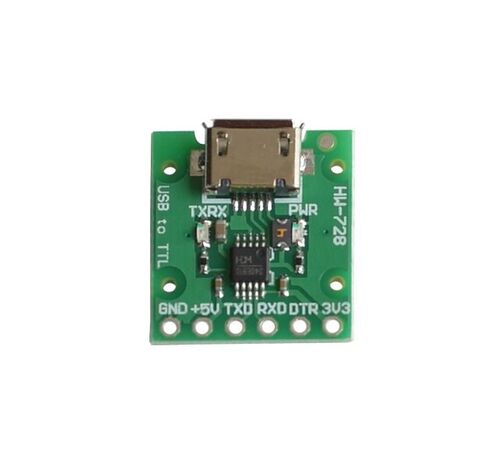 CH340E USB to TTL Serial Converter, 5V/3.3V Alternative CH34