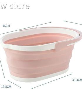 Foldable Plastic MopBuckt KItech1en Dishpan Prt able Woash B