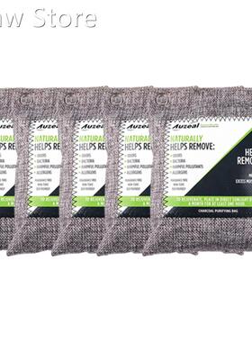 5 Packs Charcoal Odor Eliminator Bags Activated Bamboo Charc