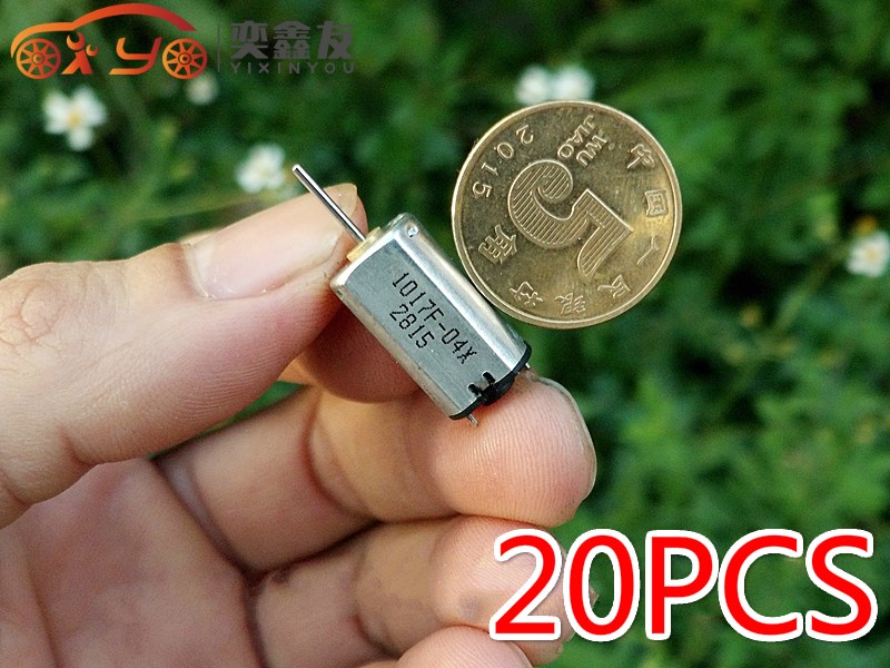 20PCS/LOT NdFeB magnetic DC3.7V 26000 rpm Noble metal brush
