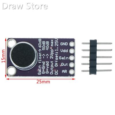1pc X MAX9814 Microphone AGC Amplifier Board Module