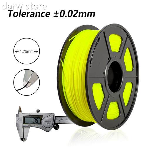 Sunlu m1.75m PLAFilament 100% no bubble 3D Filamenots 1f r 3