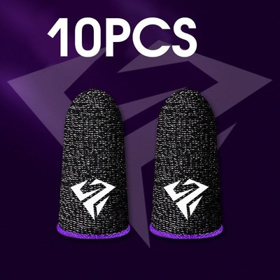 10pcs Mobile Game Fingertip Gloves For Gamer Sweatproof Anti