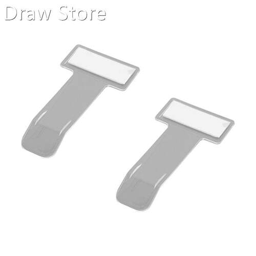 2pcs/set Car Vehicle Parking Ticket Permit Holder Clip Stick