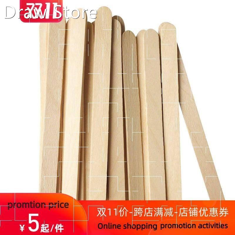 50 Pcs Craft Stick Ice Cream Sticks Wooden Popsicle Sticks
