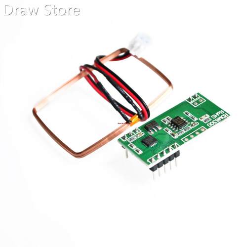 ! UART 125Khz EM4100 RFID Card Key ID Reader Module RDM6300