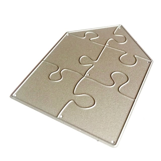 Trapezoid 6-Piece Puzzle Carbon Steel Cutting Dies DIY Scrap