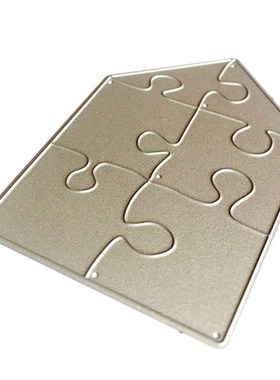 Trapezoid 6-Piece Puzzle Carbon Steel Cutting Dies DIY Scrap