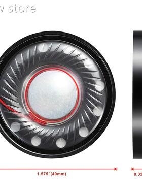 40mm R eplacement SpeaerUnit Dri 1vekr for AKGK420 K430 K450