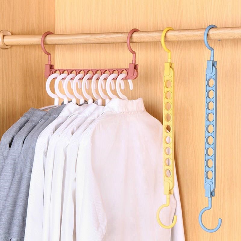 New Clothes Coat Hangers Organizer Plastic Multifunction Clo