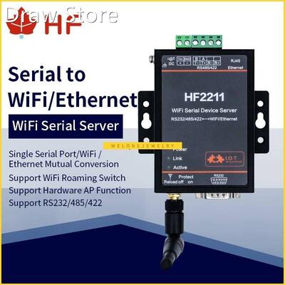 CE C HF2211 Modbus Serial RS232 RS485 RS422 to WiFi Ethern