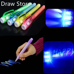 Invisible Ink Pen Creative UV Light Funny Marker Pen For Ki