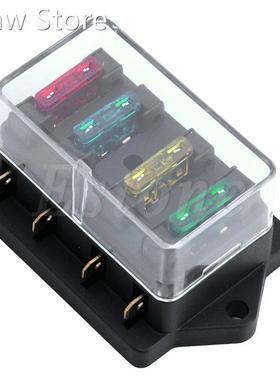 12V/24V 4 Way Car Auto Blade Fuse Box Holder Circuit Standar