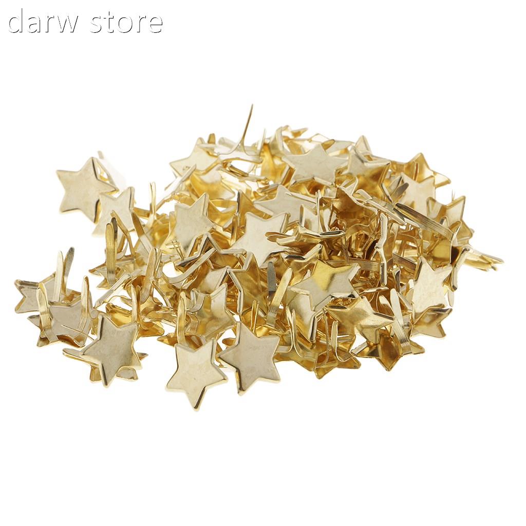 1S00x tar Head Metal P1aper iFastener Dedcoratve Bra For Kid