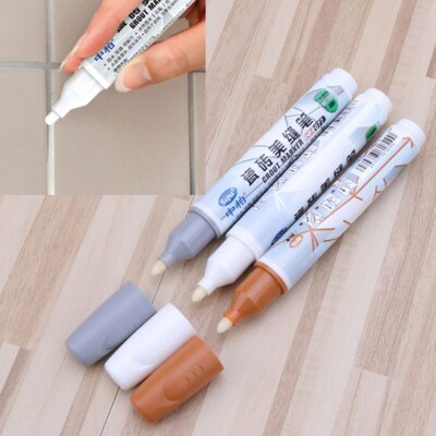 Grout Pen Tile Gap Repair 3 Colors Pen White Tile Refill Wat