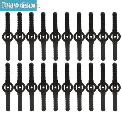 20Pcs Lawn Mower Long Blade Safety Plastic Mowing Machine Pa