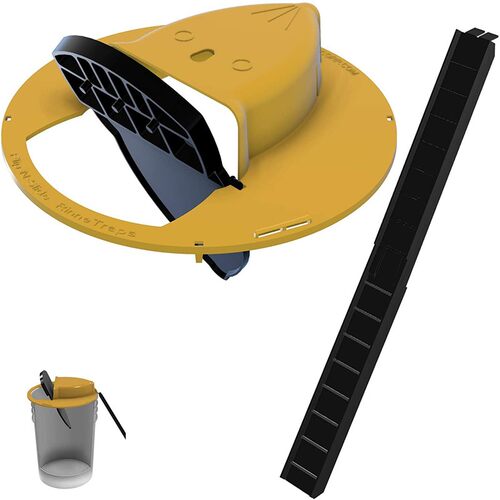 Slide Mouse Trap Bucket Lid Mouse Rat Trap Flip Slide Bucket