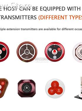 Call Customer Service Restaurant Pager Counter Screen Host