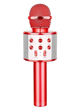 Wireless Karaoke Microphone Bluetooth-compatible Handheld Po
