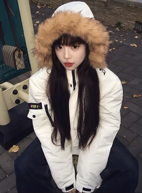 超好看高级感情侣加厚派克服外套