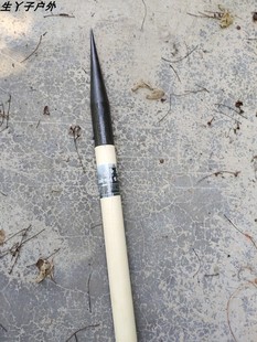 登山杖 徒步登山镐驴友探险杖头越野爬山防身多功能杖尖拐杖 标枪