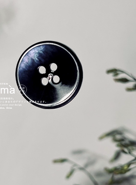 藏影  第三波段主打款产品 简约高级感缎面服装点缀海洋贝壳扣