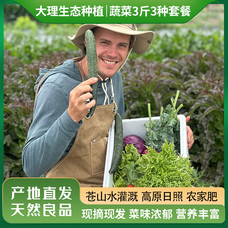 大理原生态蔬菜套餐自选3种共3斤