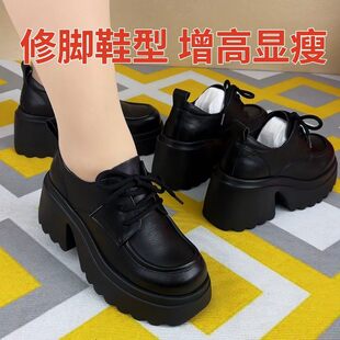 英伦风百搭系带乐福鞋 真皮单鞋 一脚蹬女鞋 玛丽珍小皮鞋 女 2026新款