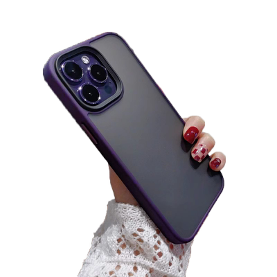 苹果14硅胶简约磨砂半透明