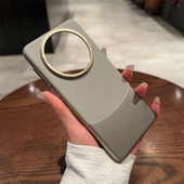 哑光素皮适用华为mate60pro 裸机手感 手机壳超薄mate70全包防摔50合金镜头40磨砂保护套简约mate80pro