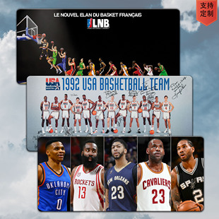 nba鼠标垫超大篮球勇士湖人队库里科比乔丹欧文詹姆斯杜兰特桌垫