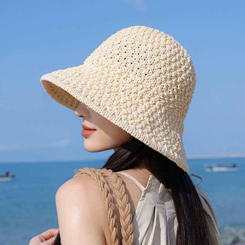 渔夫帽女夏季薄款透气防晒遮阳帽