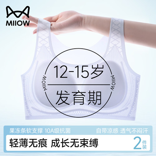 猫人发育期少女内衣初高中学生