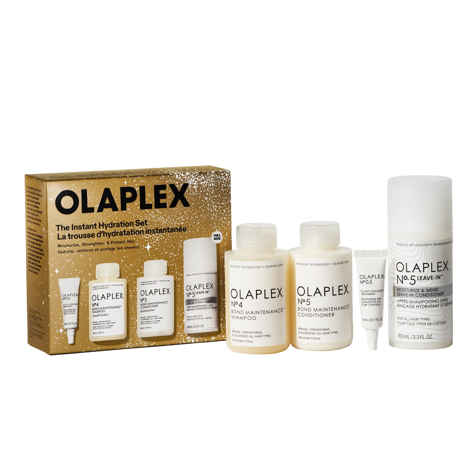 OLAPLEX/欧拉裴洗发水护发素头皮精华便携旅行四件套装 香港柜