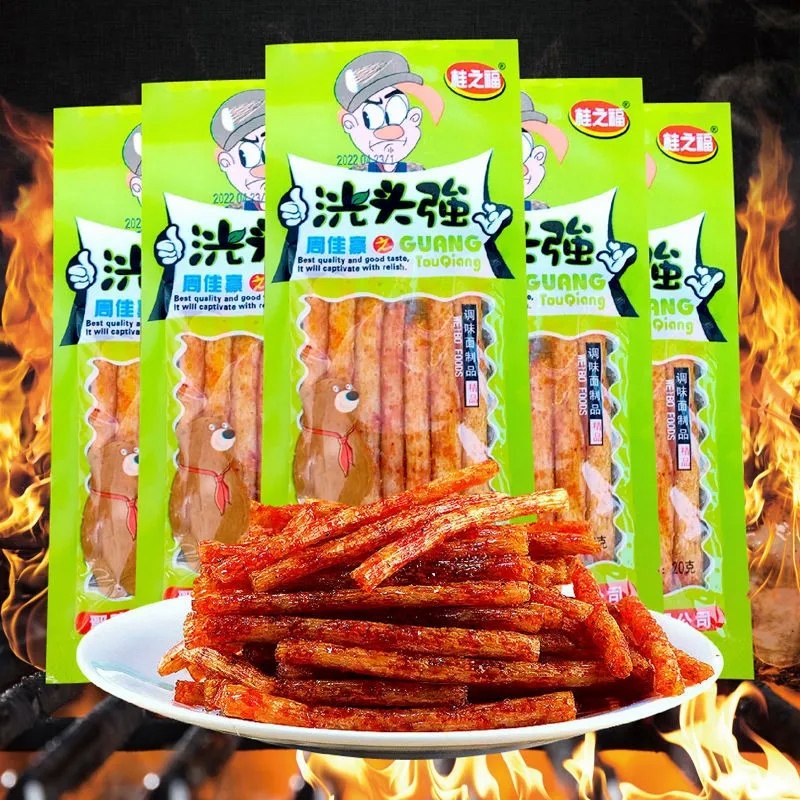 洸头强辣条香辣棒8090后怀旧麻辣小零食光头辣条面筋小吃旗舰店,零食/坚果/特产,面筋制品,淘宝优惠券,粉丝福利购,淘宝优惠卷