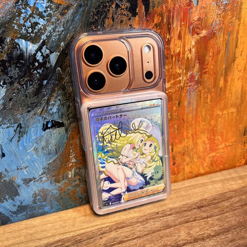 【17新品磁吸】适用于苹果iPhone17promax卡套手机壳pocketmon宝可梦ptcg球星卡panini游戏王Yu-Gi-Oh!万智牌