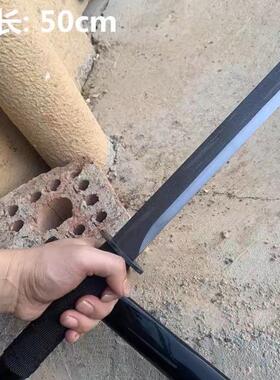 龙泉正品唐横刀剑一体锰钢绣春刀户外防身练习家居摆件摆设未开刃