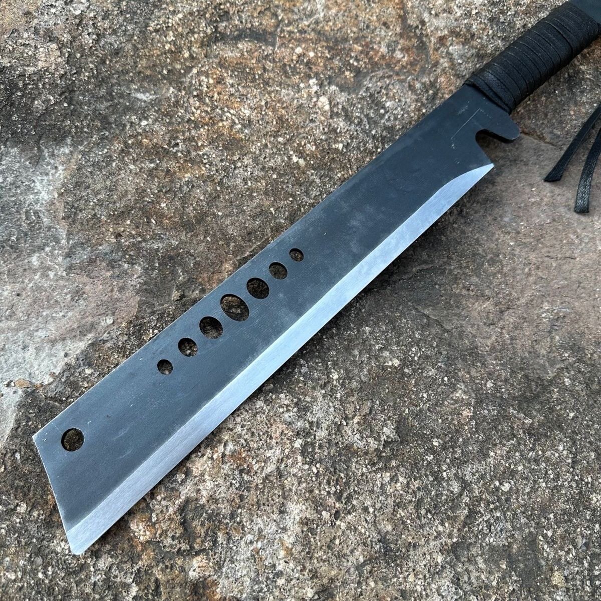 龙泉一体锰钢锻打红军抗日大刀武术影视抗战唐横刀户外防身未开刃