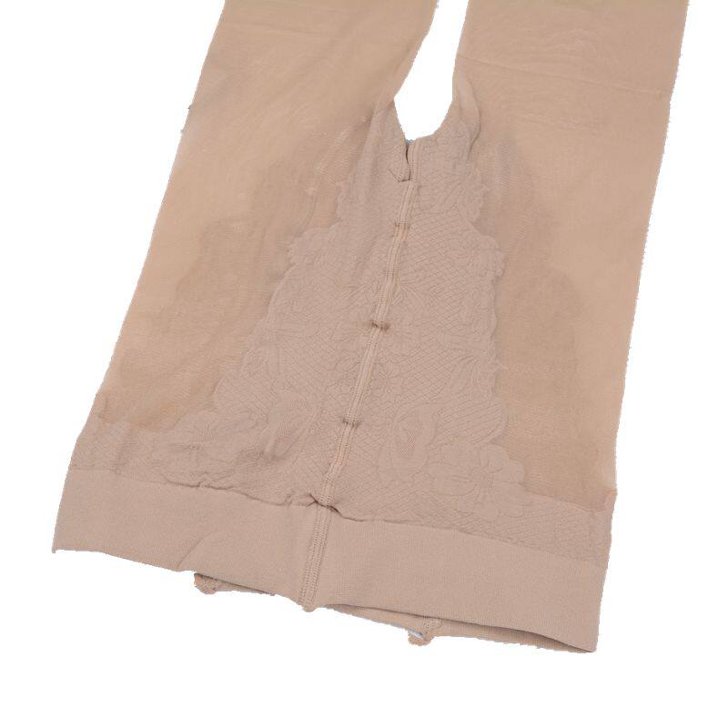 天姿丝袜女春秋薄款防勾丝耐穿性感空姐灰黑色比基尼肉连裤袜8708