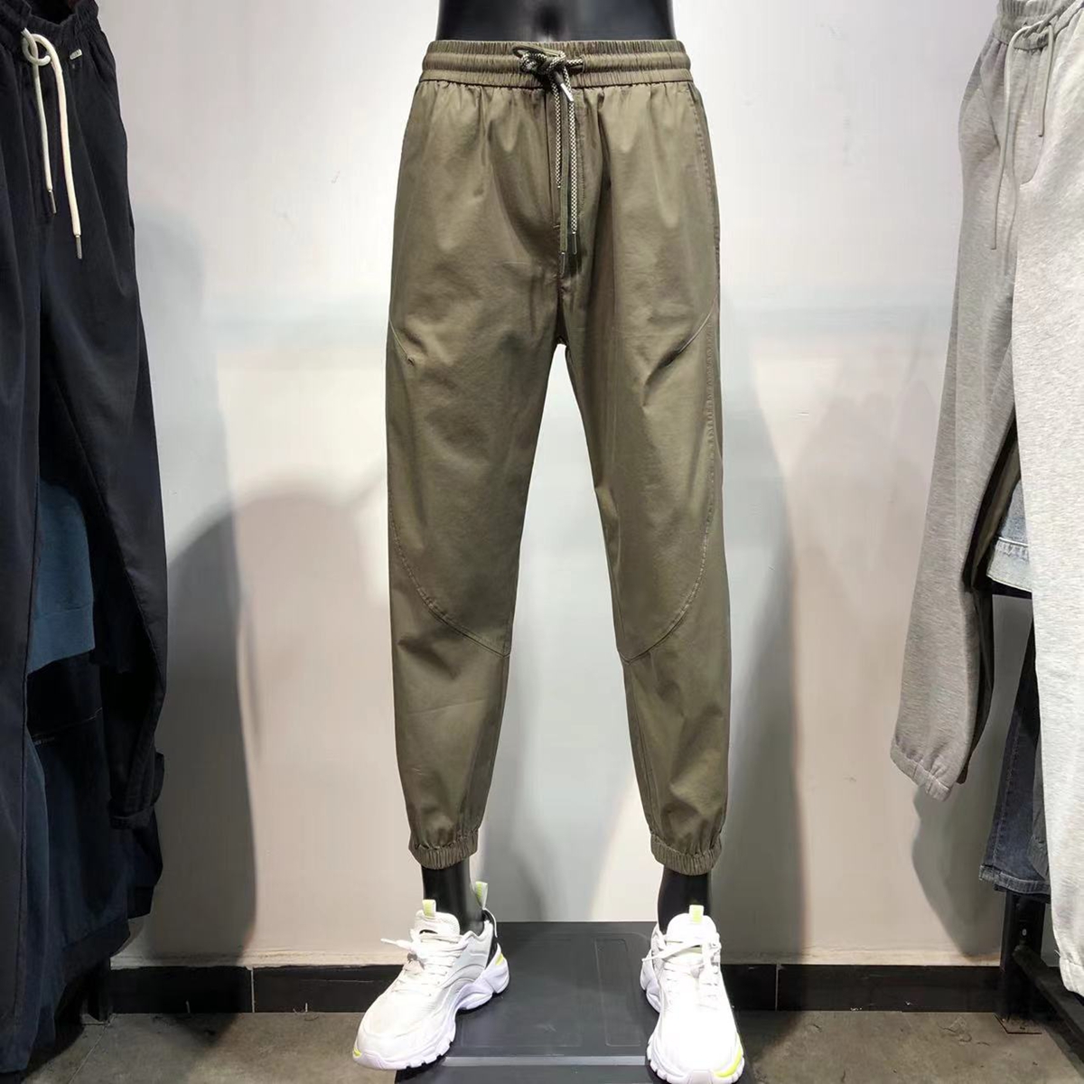 品牌男装男款新款束脚宽松九分裤