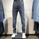 品牌撤柜秋冬新款 修身 2025男款 男装 中腰弹力长裤 牛仔裤 微小脚男裤