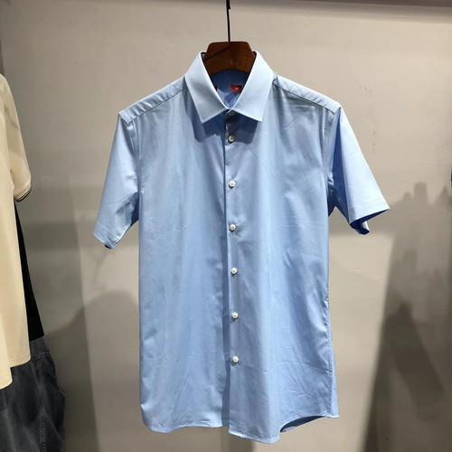 正品大牌！男士短袖97棉商务衬衫