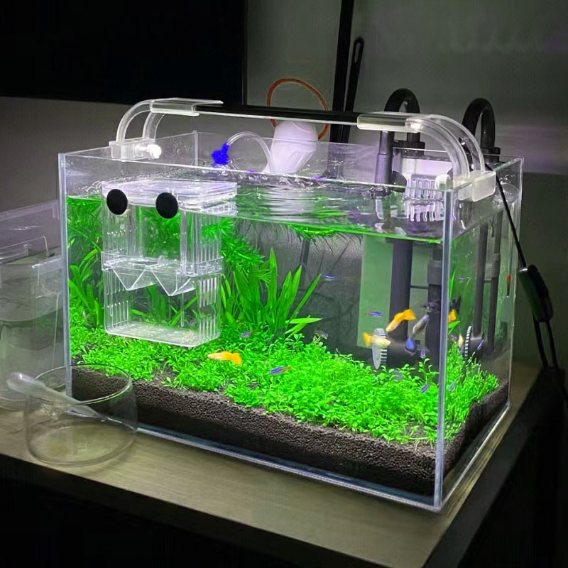 生态过滤循环系统玻璃鱼缸乌龟缸