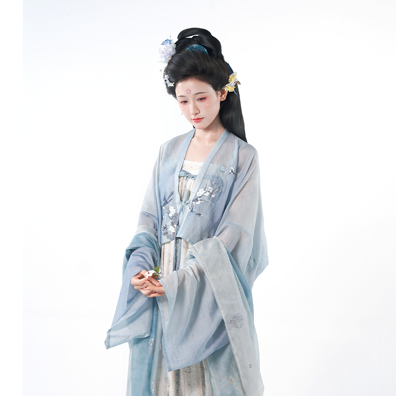 【春和】05.21上新 溶溶月 唐制法门寺披衫 吊带齐胸裙 汉服套装
