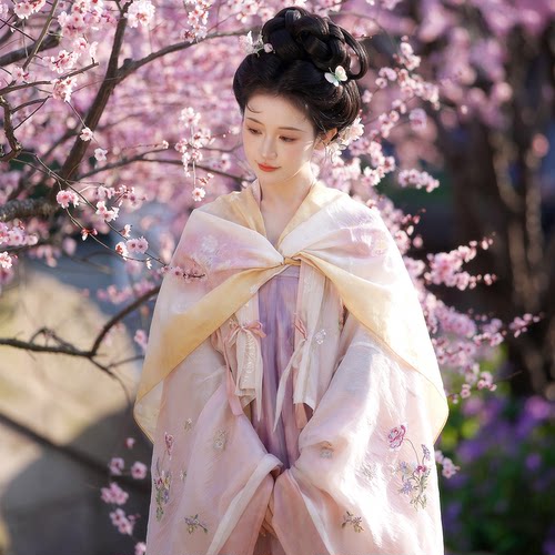 春和时时舞唐制法门寺披衫齐胸裙