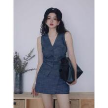 新款马甲洋气夏季女2025流行今年气质套装高级爆款半身裙感时尚女