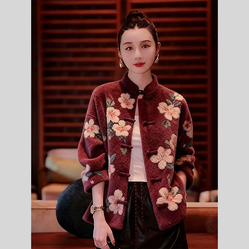 新中式国风短款毛呢外套2025冬季新款今年流行爆款气质高级感上衣,女装/女士精品,大码套装,淘宝优惠券,粉丝福利购,淘宝优惠卷